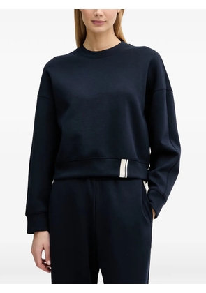 Benetton logo-embroidered sweatshirt - Blue