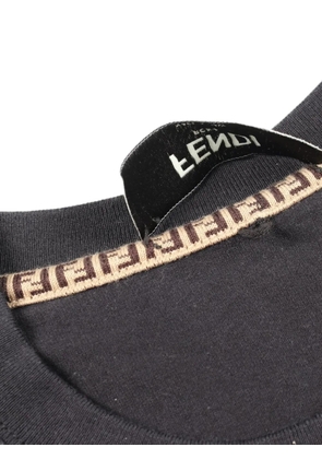 Fendi Pre-Owned 2010s sequin-embellished T-shirt - Black