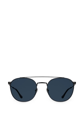 Lacoste round-frame double-bridge sunglasses - Black