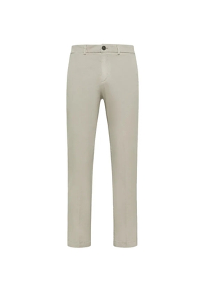 Cruna Brera slim-fit trousers - Neutrals
