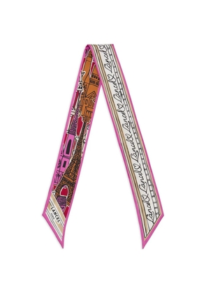 Lancel Paris a la Fenetre printed biface headband - Pink