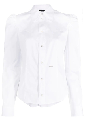 DSQUARED2 long-sleeve button-up shirt - White