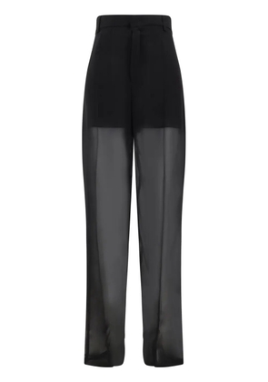 Blumarine georgette trousers - Black