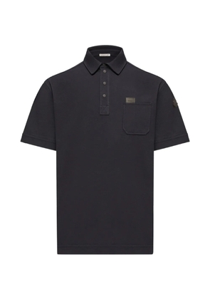Moncler chest-pocket polo shirt - Blue