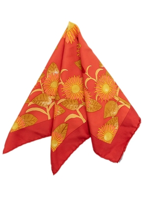 Hermès Pre-Owned 2000-2026 Tourne Sols Silk handkerchief - Orange