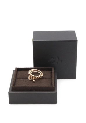 Hermès Pre-Owned Chaîne d'Ancre diamond ring - Gold