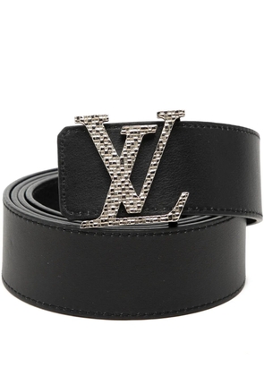Louis Vuitton Pre-Owned 2019 Calfskin LV Mosaic belt - Black