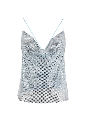 Retrofete Shiloh crystal-embellished top - Silver
