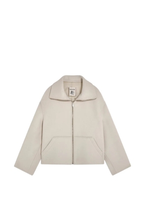 Semicouture Jane zip-up collar jacket - Neutrals
