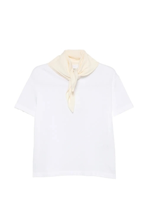 TOTEME scarf-detail T-shirt - White