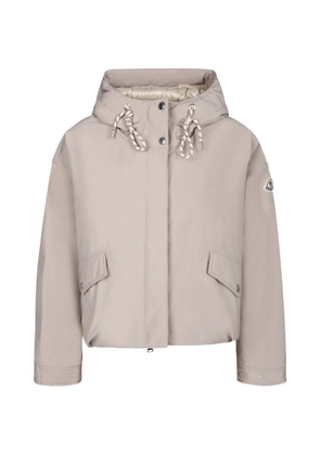 Moncler Eucalyptus hooded flap-pocket jacket - Neutrals