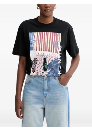 MUNTHE Ballon graphic-print T-shirt - Black