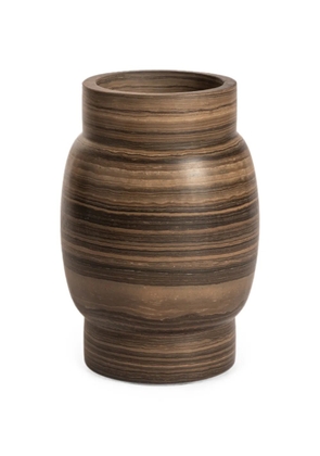 Editions Milano small Stone marble vase - Brown
