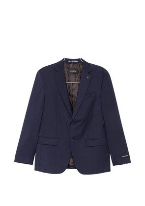 Karl Lagerfeld single-breasted buttoned blazer - Blue