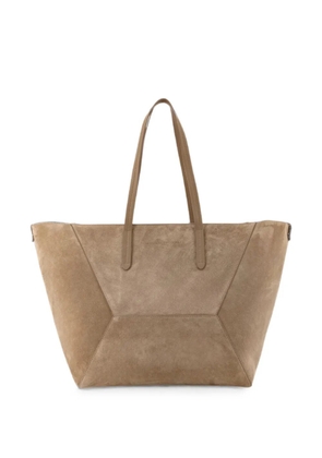 Brunello Cucinelli suede tote bag - Neutrals
