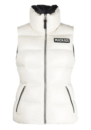 Mackage logo-patch padded gilet - Neutrals