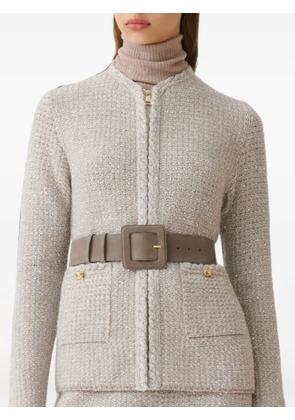 Fabiana Filippi buckle-fastening belt - Grey