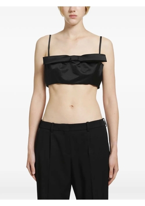 Givenchy bow-detail crop blouse - Black