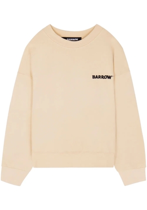 BARROW logo-embroidered sweatshirt - Neutrals