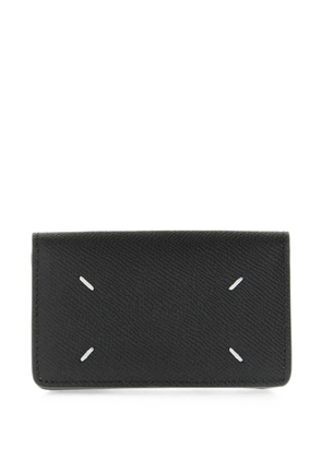 Maison Margiela Four Stitches leather card holder - Black
