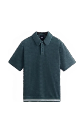 KITH Graham logo-embossed short-sleeve polo shirt - Green