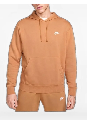 Nike Sportswear Club Fleece embroidered hoodie - Neutrals