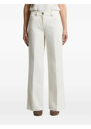 Peserico pressed-crease jeans - White