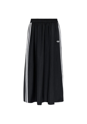 adidas Firebird logo-embroidered midi skirt - Black