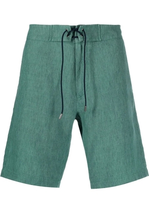 Sease Sunset drawstring linen shorts - Green