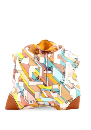 Hermès Pre-Owned Silky City Bag Printed Silk and Leather PM crossbody bag - Multicolour
