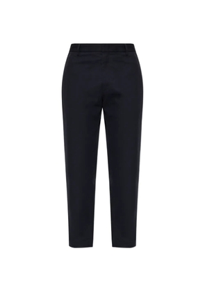 Jil Sander creased cotton trousers - Blue