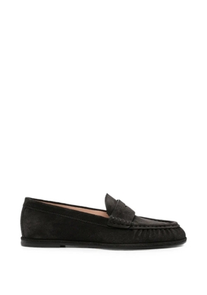Stuart Weitzman suede slip-on loafers - Black