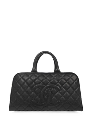 CHANEL Pre-Owned 2003 CC Caviar Bowling tote bag - Black