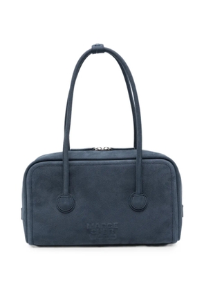 Marge Sherwood Boston nubuck-leather tote bag - Blue