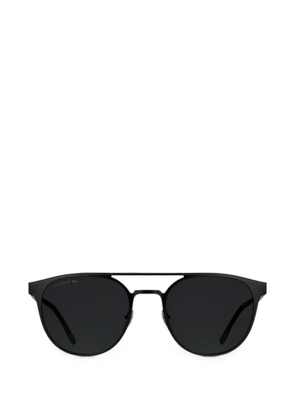 Lacoste double-bridge round-frame sunglasses - Black