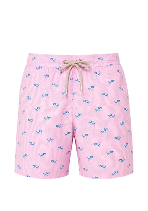 MC2 Saint Barth shark-print swim shorts - Pink