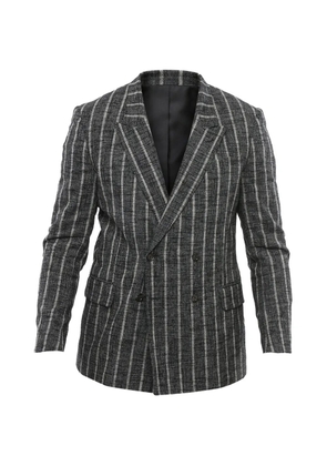 Corneliani double-breasted striped blazer - Grey