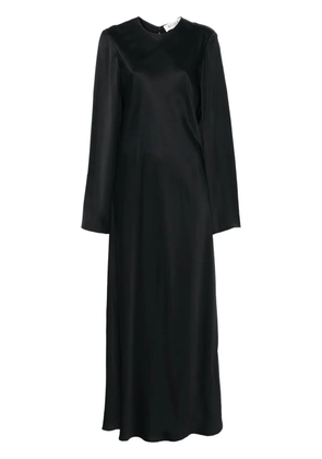 Róhe satin maxi dress - Black