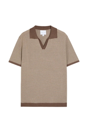 RAITH Antonio striped short-sleeve T-shirt - Neutrals
