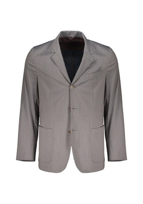 Fedeli single-breasted wool-blend blazer - Grey