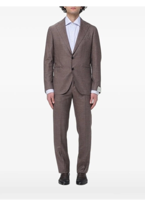 Luigi Borrelli single-breasted suit - Brown