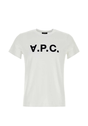 A.P.C. logo-print T-shirt - White