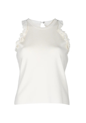 Cinq A Sept Martha ruffle-trim top - Neutrals