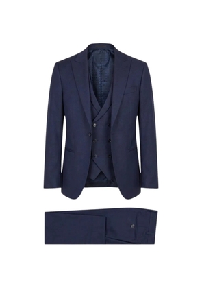RAMON SANJURJO three-piece single-breasted suit - Blue