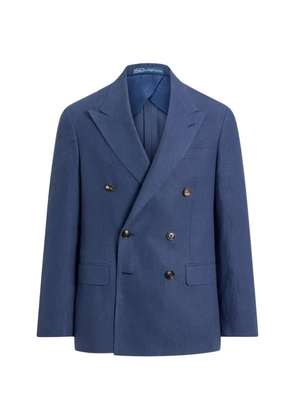 Polo Ralph Lauren double-breasted linen jacket - Blue