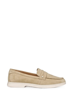 Geox Xand 3 penny-slot almond-toe loafers - Neutrals