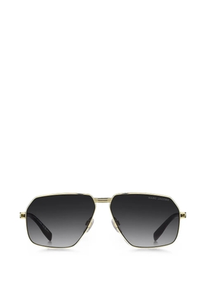 Marc Jacobs geometric-frame sunglasses - Gold