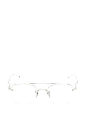 Thom Browne Eyewear geometric-frame glasses - Silver