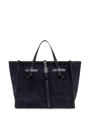 GIANNI CHIARINI Marcella 32 suede tote bag - Blue