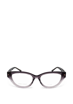 Jimmy Choo cat-eye frame glasses - Grey